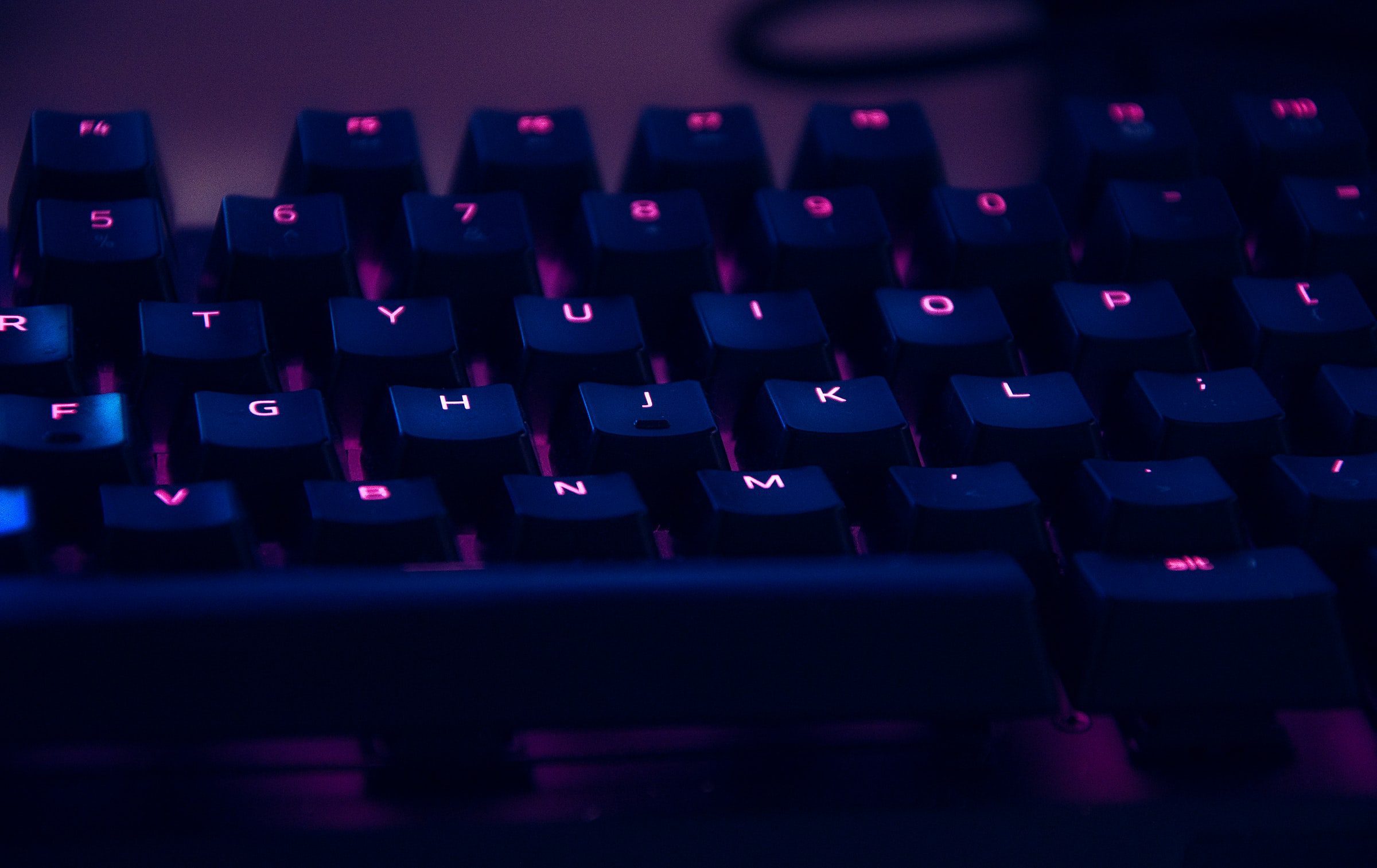 computer keyboard dark