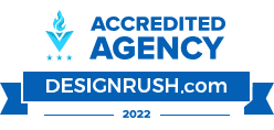 Design Rush Accredited Agency 2022 Website Badge